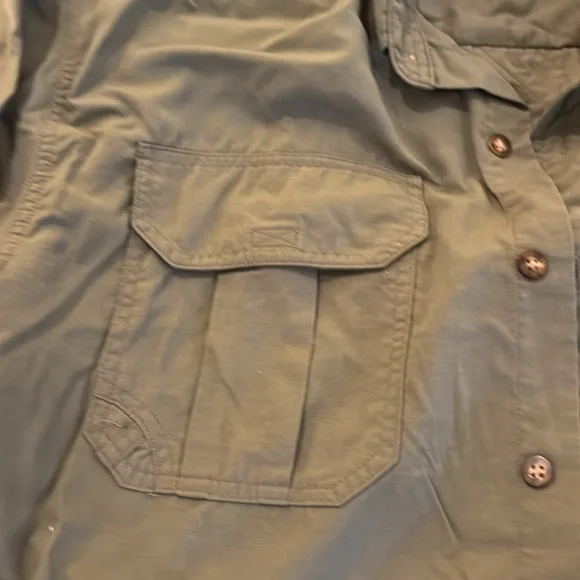 North Face Large Button Shirt Rip Stop - Picture 5 of 9